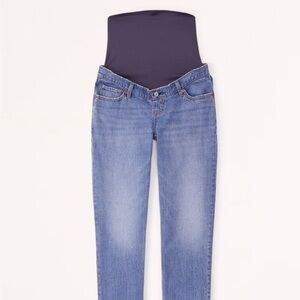 A&F Maternity Blue Jeans